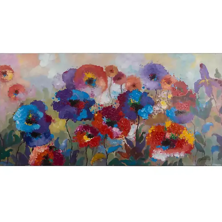 Kirklands Home Canvas Art|Flower Garden Canvas Wall Art