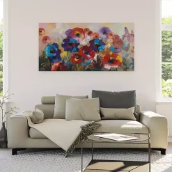 Kirklands Home Canvas Art|Flower Garden Canvas Wall Art