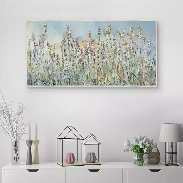 Kirklands Home Canvas Art|Flowering Fields Framed Canvas Art Print