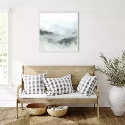 Kirklands Home Canvas Art|Fog in the Hills Framed Canvas Art Print