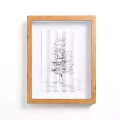 Kirklands Home Framed Art|Folded Paper Tree Framed Art Print White