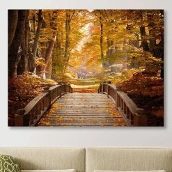 Kirklands Home Canvas Art|Forest Escape Giclee Canvas Art Print