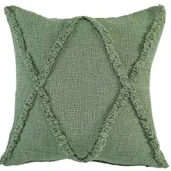 Online Forest Fringe Diamond Pillow, 20 in. Pillows