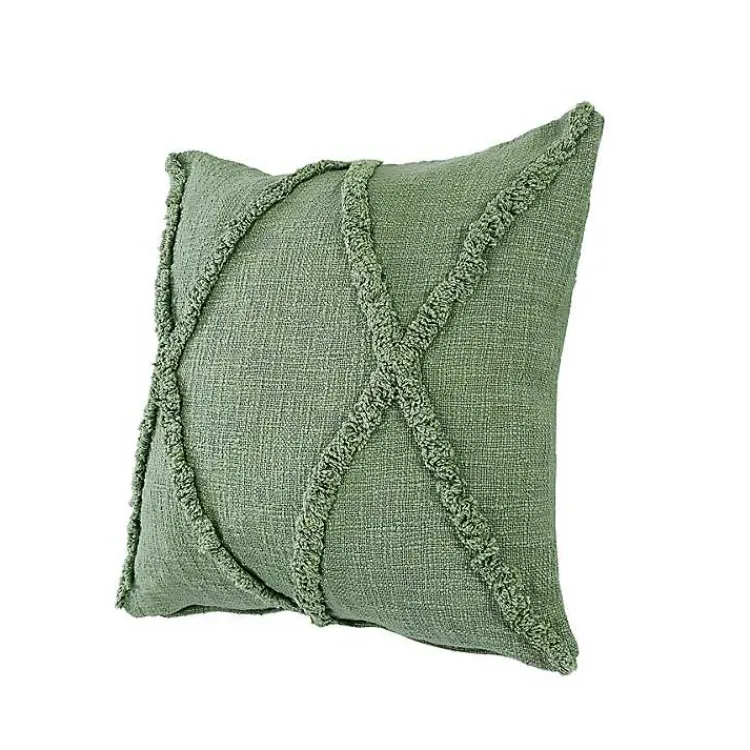 Online Forest Fringe Diamond Pillow, 20 in. Pillows