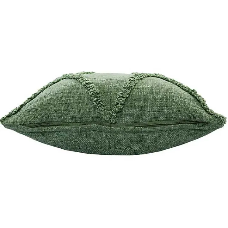 Online Forest Fringe Diamond Pillow, 20 in. Pillows