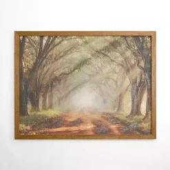Kirklands Home Framed Art|Forest Lined Path Framed Art Print