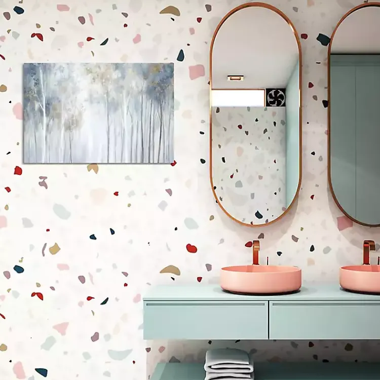 Kirklands Home Canvas Art|Forest Magic Canvas Art Print Blue