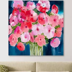 Kirklands Home Canvas Art|Forgotten Joy Giclee Canvas Art Print Pink