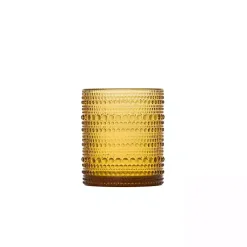 Kirklands Home Glassware & Drinkware|Fortessa Amber Bead Short Glasses, Set of 6 Yellow