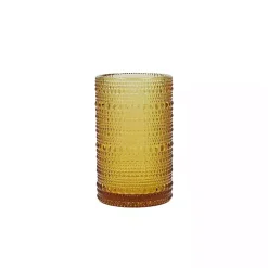 Kirklands Home Glassware & Drinkware|Fortessa Amber Bead Tall Glasses, Set of 6 Yellow
