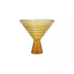 Kirklands Home Glassware & Drinkware|Fortessa Amber Jupiter Martini Glasses, Set of 4 Orange