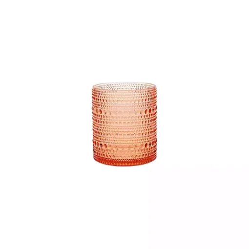 Kirklands Home Glassware & Drinkware|Fortessa Coral Orbetto Short Glasses, Set of 4 Orange