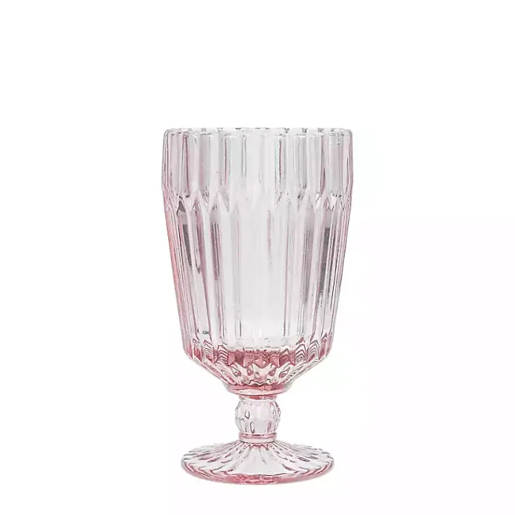 Kirklands Home Glassware & Drinkware|Fortessa Archie Goblet Glasses, Set of 6 Pink