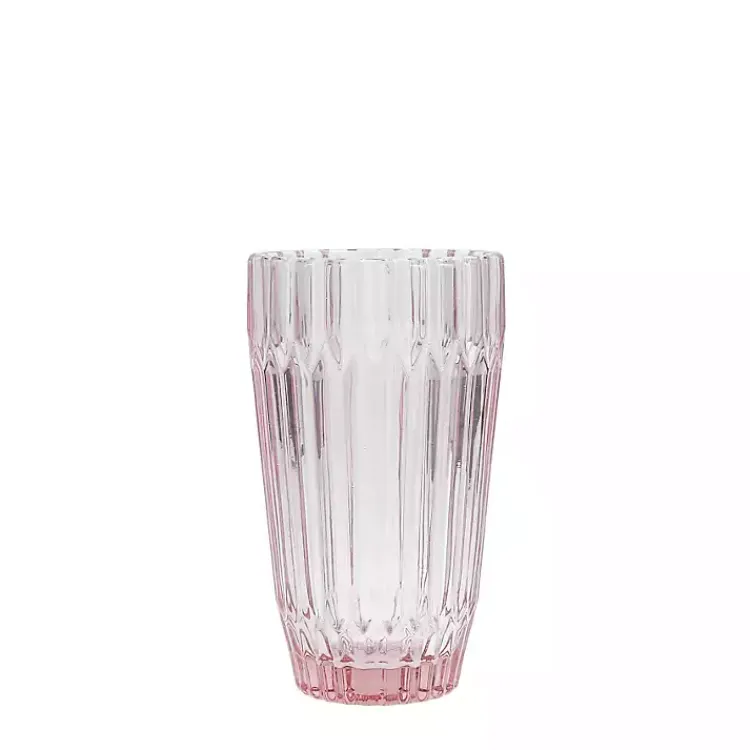 Kirklands Home Glassware & Drinkware|Fortessa Archie Tall Glasses, Set of 6 Pink