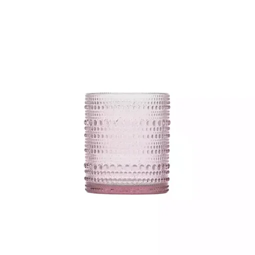 Kirklands Home Glassware & Drinkware|Fortessa Bead Short Glasses, Set of 6 Pink