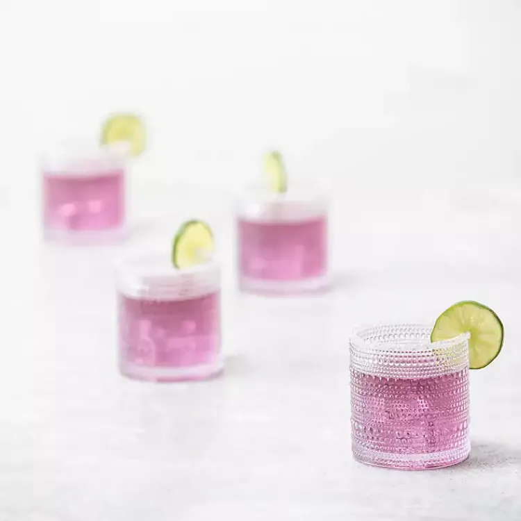 Kirklands Home Glassware & Drinkware|Fortessa Jupiter Short Glasses, Set of 6 Pink