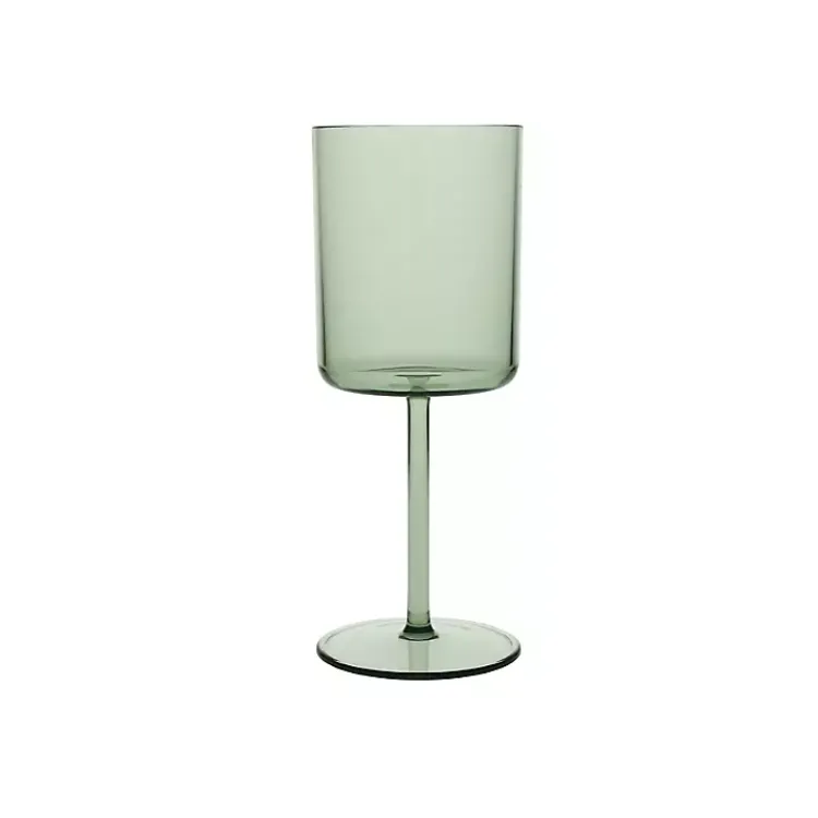 Kirklands Home Glassware & Drinkware|Fortessa Sage Urbo White Wine Glasses, Set of 6 Green