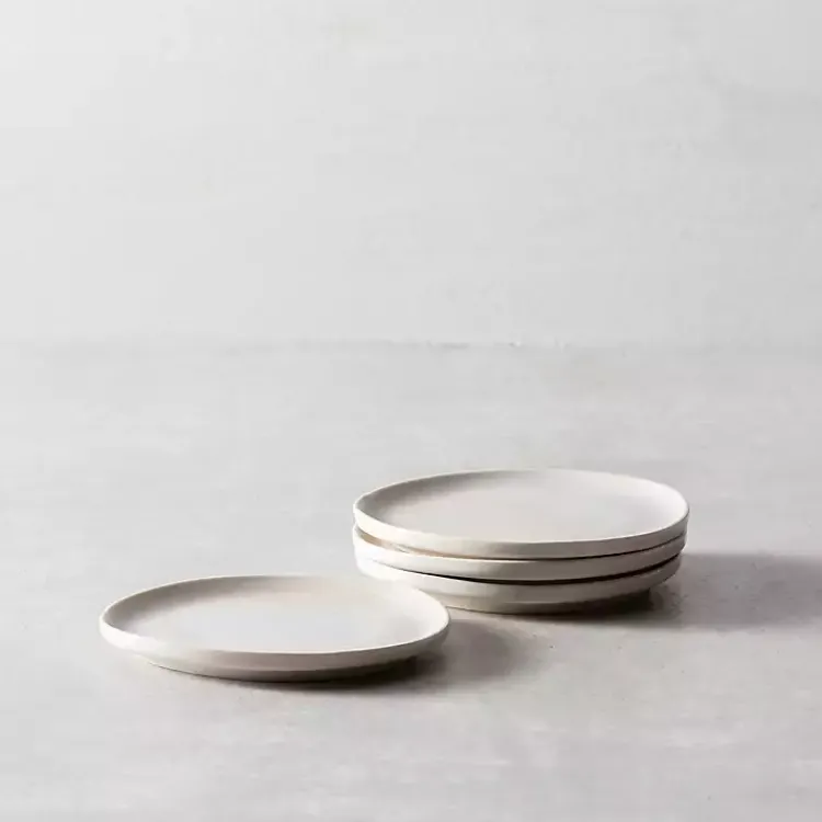 Kirklands Home Dinnerware|Fortessa Sand Ceramic Bread Plates, Set of 4 Tan