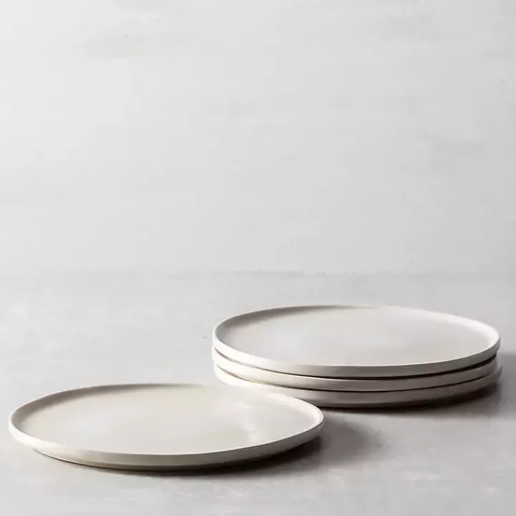Kirklands Home Dinnerware|Fortessa Sand Ceramic Dinner Plates, Set of 4 Tan