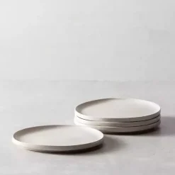 Kirklands Home Dinnerware|Fortessa Sand Ceramic Salad Plates, Set of 4 Tan