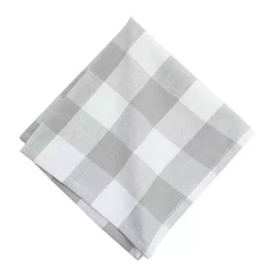 Kirklands Home Table Linens|Franklin Slate Gingham Napkins, Set of 6 Gray