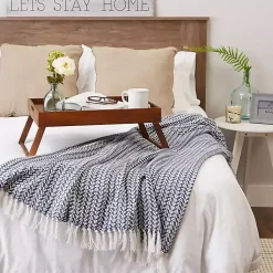 Sale French and White Arrowhead Throw Blankets & Throws