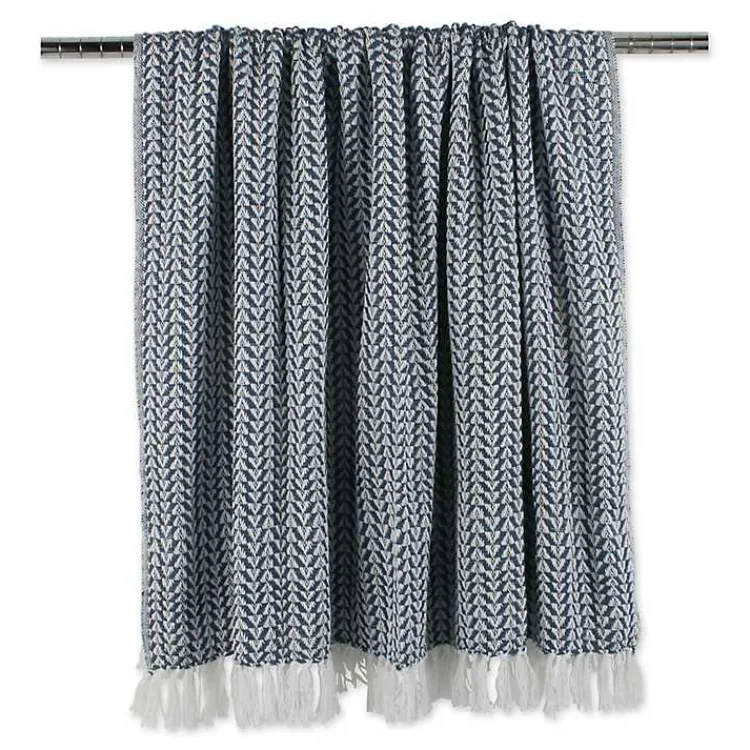 Sale French and White Arrowhead Throw Blankets & Throws