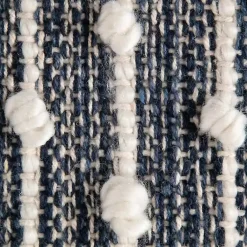 Kirklands Home Accent Rugs|French Recycled Cotton Accent Rug, 2x3 Blue