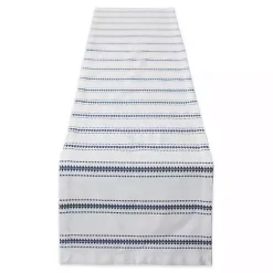 Kirklands Home Table Linens|French Zig Zag Stripe Table Runner, 72 in. Blue