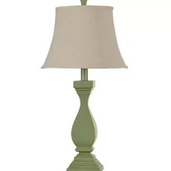 Kirklands Home Table Lamps|French Green Classic Table Lamp Ivory