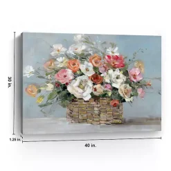 Kirklands Home Canvas Art|Fresh Flower Market Canvas Art Print Multi
