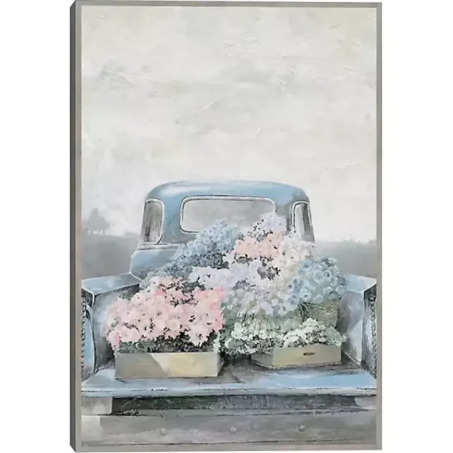 Kirklands Home Framed Art|Fresh Picked in a Pickup Framed Canvas Art Print