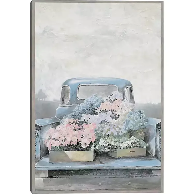 Kirklands Home Framed Art|Fresh Picked in a Pickup Framed Canvas Art Print