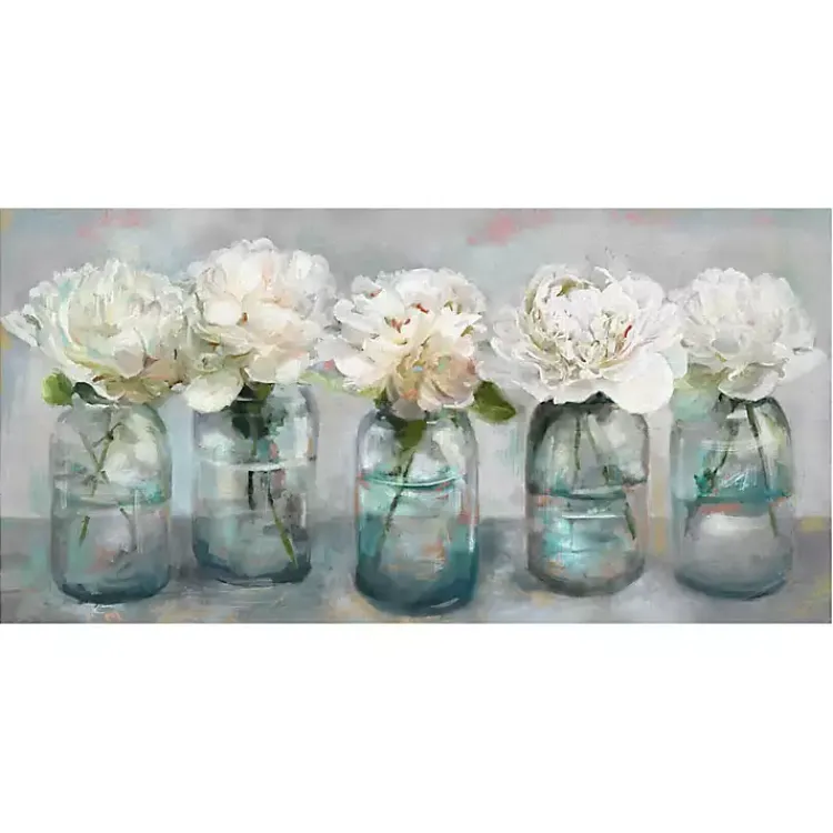 Kirklands Home Canvas Art|Fresh Picked Peonies Canvas Art Print
