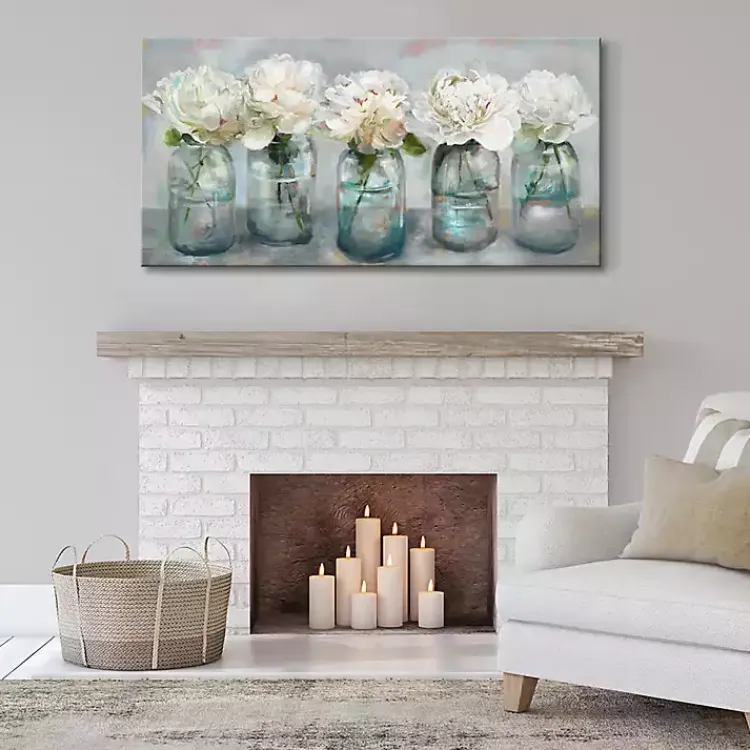 Kirklands Home Canvas Art|Fresh Picked Peonies Canvas Art Print