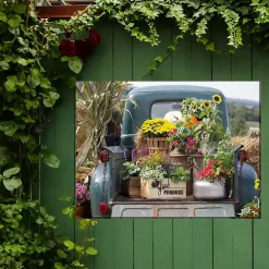 Kirklands Home Outdoor Wall Decor|Fresh Produce Outdoor Canvas Art Print Multi