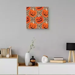 Discount Friendly Jack O Lanterns Canvas Art Print Halloween