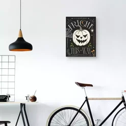 Online Fright This Way Canvas Art Print Halloween