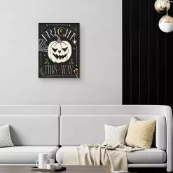 Online Fright This Way Canvas Art Print Halloween
