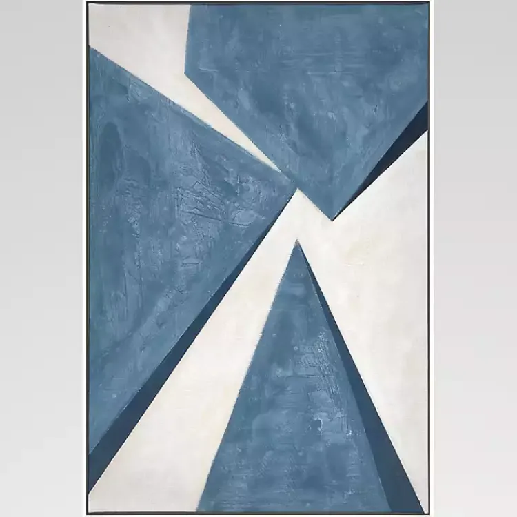 Kirklands Home Canvas Art|From Below II Framed Canvas Art Print Blue