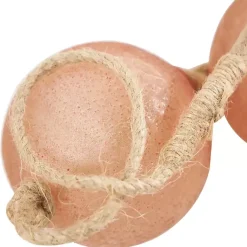 Clearance Frosted Amber Glass Bead Garland Decorative Accents