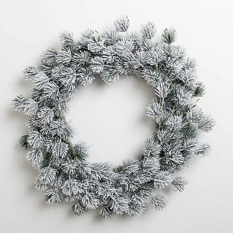 Sale Frosted Pinecone Cluster Christmas Wreath Christmas Wreaths