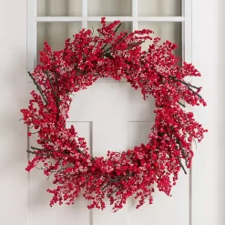 Online Frosted Berry Wreath Wreaths