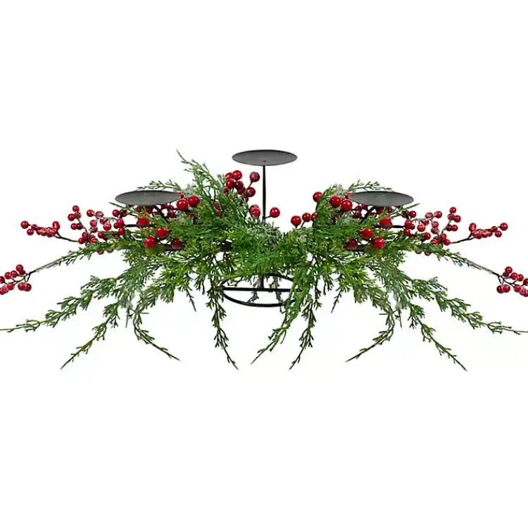 Online Frosted Winter Berry Christmas Centerpiece Arrangements & Greenery