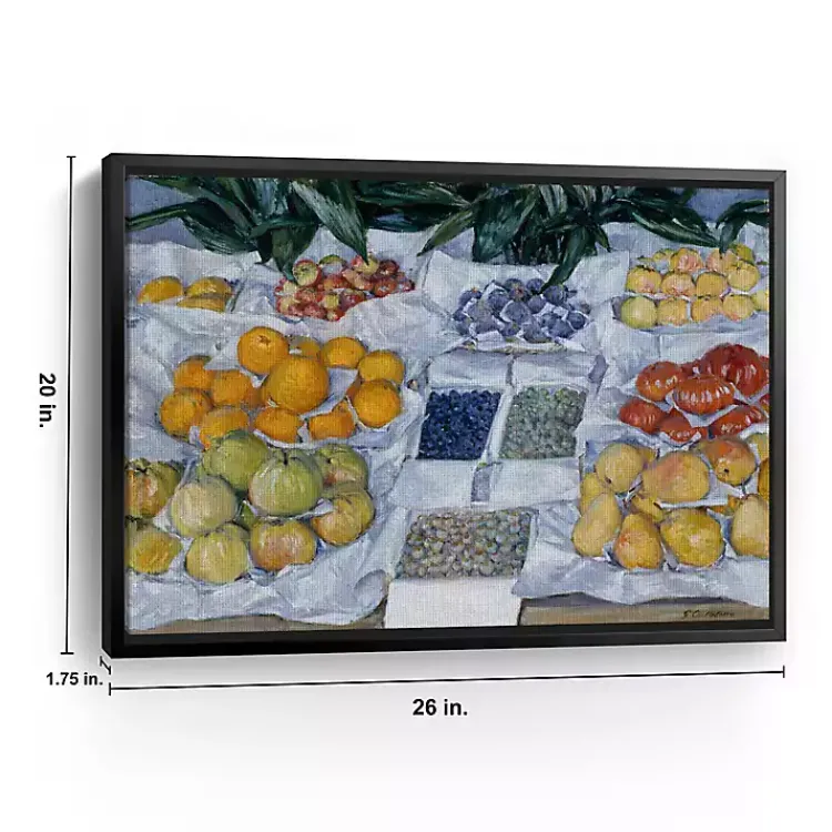 Kirklands Home Canvas Art|Fruit Displayed on Stand Canvas Print, 26x20 in.