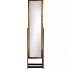 Kirklands Home Full Length & Floor Mirrors|Full Length Wood and Metal Wall Mirror with Stand