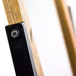 Kirklands Home Full Length & Floor Mirrors|Full Length Wood and Metal Wall Mirror with Stand