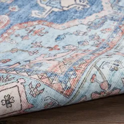 Kirklands Home Area Rugs|Fulton Medallion Runner, 2x7 Blue