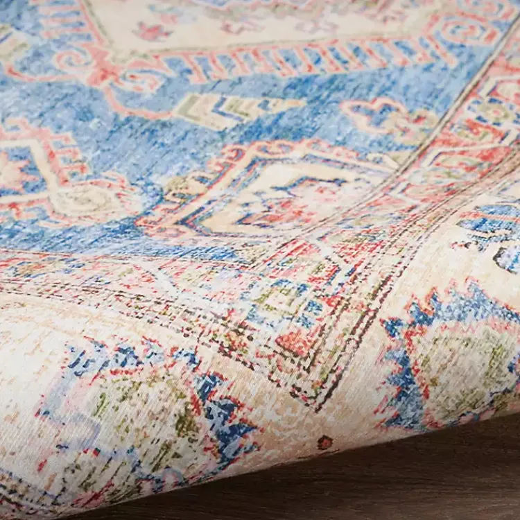 Kirklands Home Area Rugs|Fulton Vintage Medallion Runner, 2x7 Blue