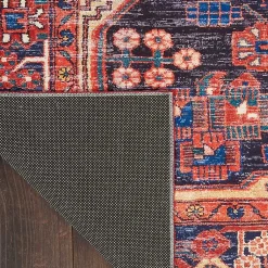 Kirklands Home Area Rugs|Fulton Red Botanical Area Rug, 5x7